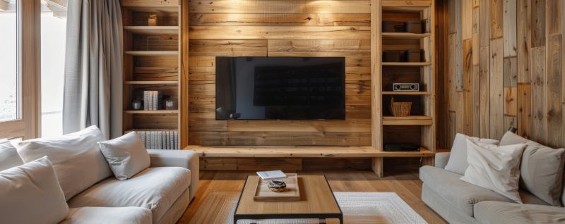 Custom Bookcase Installation in Durham, NC