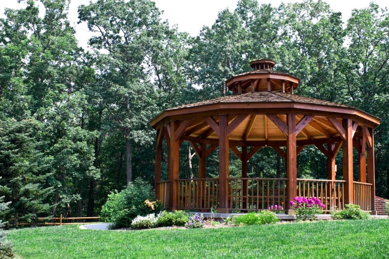 Finished Wooden Gazebo