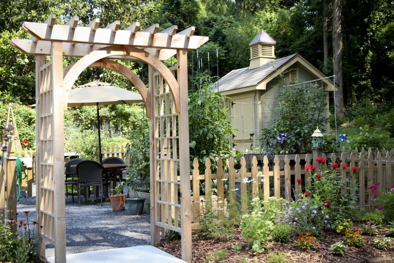 Rose Trellis Installation in Wilmington, NC